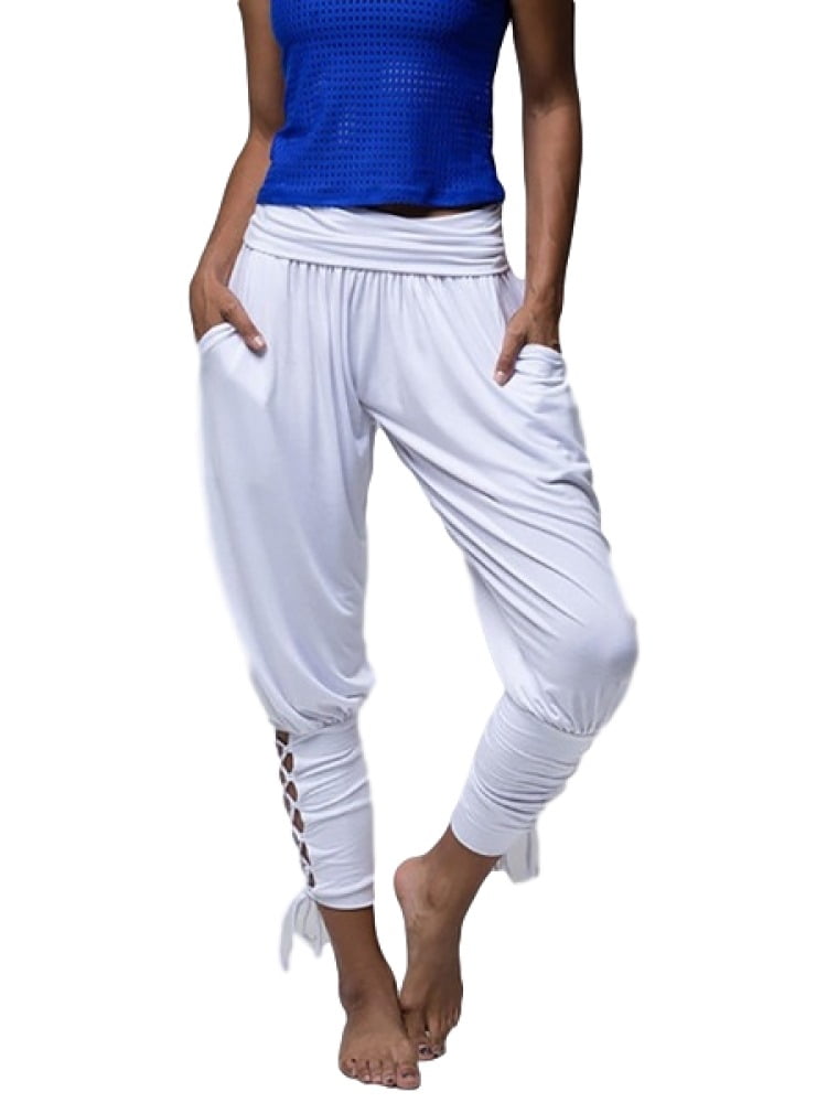 Shybuy Fitness Pants High Waist Pocket Yoga Short Tummy Control Workout Running Stretch Yoga Leggings