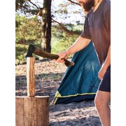 JXE JXO 15.7 Camping Hatchet – Bushcraft Hand Axe for Carving and Wood Chopping, Includes Leather Sheath for Easy Carry and Storage