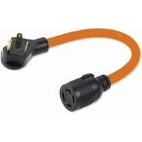 BALoFI 1.5FT  TT-30P to L14-30R Generator Transfer Switch Adapter Cord, 30 Amp 3-Prong to 4-Prong, for RV Generators & Inlet Boxes, STW 10 AWG