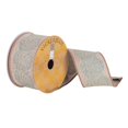 thumbnail image 1 of Vickerman Q180455 2.5 in. x 10 Yards Beige &amp; Champagne Swirl Detail Ribbon, 1 of 1