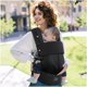 thumbnail image 1 of Safotad Portabebés con soporte lumbar, portabebés ergonómico para recién nacidos y niños pequeños, portabebés frontal reversible con anillo para colgar, portabebés fácil ajustable para mamá papá, negr, 1 of 5