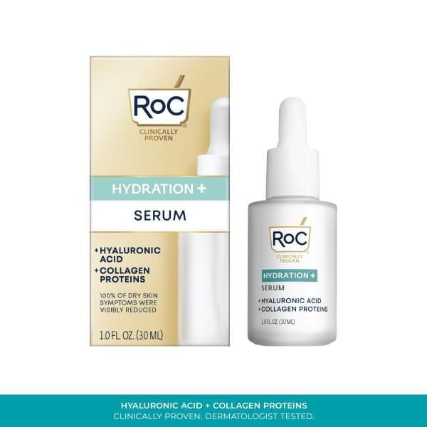RoC Skincare - Hydratation + Sérum - Acide Hyaluronique + Protéines de Collagène - 30ml Roc Skincare Serum