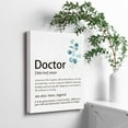 thumbnail image 6 of Doctor Gifts for Women Men, White Coat Ceremony Gifts - Inspirational Wall Art Doctor Definition - Thank You Gifts, Retirement Gifts for Doctors, Doctor Graduation Gifts, 6 of 6
