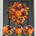 thumbnail image 3 of Guirnaldas artificiales de calabaza de hoja de arce, guirnaldas de halloween, guirnaldas de hoja de arce, decoración del hogar, ventanas, puertas, chimeneas, Navidad y Acción de gracias, 3 of 5