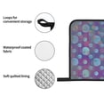 thumbnail image 6 of YFYANG Oven Mitts and Pot Holders Sets 4 Pieces, Non-Slip Heat Resistant Purple Polka Dots Watercolor Kitchen Glove Pot Mat for Cooking and Baking, 6 of 8