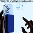 thumbnail image 3 of Hendoct Magnetic Power Bank, 5000mAh Wireless Magnetic Portable Charger for iPhone 15/14/13/12 Series-Blue, 3 of 6