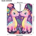 thumbnail image 5 of GZHJMY Bathroom Rug Cartoon Dinosaur Soft and Absorbent Bathroom Carpet Non-Slip Machine Washable Plush Bath Floor Rug Door Mat for Bathtubs, Toilet,Kitchen, 16x24 in Carpet Runner, 5 of 6