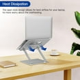 thumbnail image 4 of LS Aluminum Laptop Stand Ergonomic Adjustable Notebook Tablet Stand Riser Holder Computer Stand Compatible with Air Pro Dell HP Lenovo More Laptops (), 4 of 7