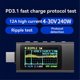 thumbnail image 2 of 2Pcs KWS-X1 Power Meter 12A Type-C Fast Charge Tester Digital Display, 2 of 5