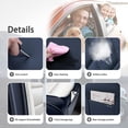 thumbnail image 3 of Car Seat Covers for Honda 98% Models,5 Seats Leather Seat Covers with Airbag,Waterproof Car Seat Protectors,Anti-slip Auto Seat Cover Sets(Blue and White,Standard), 3 of 6