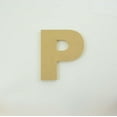 thumbnail image 3 of Package of 1, 14 Inch X 1/2" Thickness MDF Letter P in The Arial Font, Thick, Upper Case for Art & Craft Project, Made in USA, 3 of 4