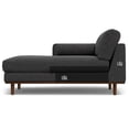 thumbnail image 6 of Simpli Home Morrison Mid Century Left Sectional 102 inch Wide Sofa Sectional in Charcoal Grey Woven-Blend Fabric, 6 of 12