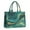 Teal Gold Marble, variant on Large Capacity Tote Bag,Blue Green Gold Marble Pattern Handbag Fashion Luxury Tote Bag,15.7"x13"x 5.1" Inches,Laptop Compatible