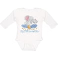 thumbnail image 3 of Inktastic My Titi Loves Me Cute Elephants Clouds Moon and Stars Boys or Girls Long Sleeve Baby Bodysuit, 3 of 5