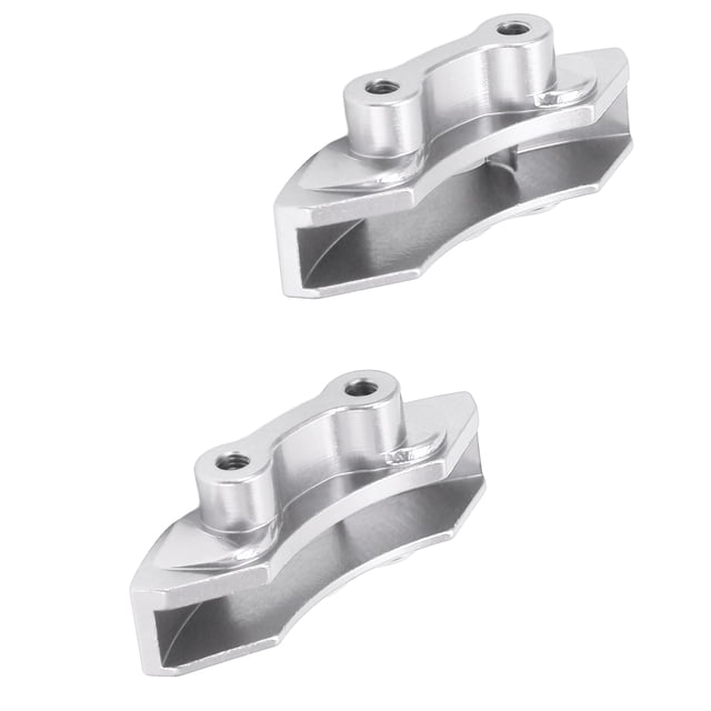 2pcs Set Aluminum Alloy Front Rear Brake Disc Calipers, Improved Remote Control Car 1/6 Brake Disc Caliper for LOSI SUPER BAJA REY