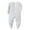 White Dot, variant on Bellafa 0-12M Infant Baby Girls' Footed Romper One-Piece Button Snap Cotton Jumpsuit Onesies Long Sleeve Newborn Sping Fall Outfits