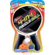 Wham-O Game Time 4-in-1 Paddle Ball Games Set
