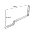thumbnail image 2 of Hook Flat Roof Mount Kits Hook For Solar Panel Installation Stainless Steel, 2 of 6
