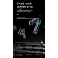 thumbnail image 4 of Wireless Earbuds, Bluetooth 5.3 Headphones with Noise Cancelling Microphone, LED Power Display Charging Box, in Ear Earbuds, Waterproof Earphones for Android iOS Sports, Black, 4 of 9