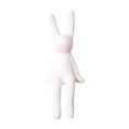 thumbnail image 3 of Figura de conejo sentado, adorno creativo y moderno de escritorio, escultura de animal, estatua para oficina, TV, mueble, decoración del hogar, regalo blanco M, 3 of 8