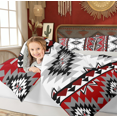 thumbnail image 5 of Manfei Hippie Geometric Aztec Full Size Comforter Sets, Tribal Western Bohemian Bedding Comforter Set, Mandala Theme Reversible Bedding Sets, Breathable Home Decor, 3 Pieces, 5 of 8