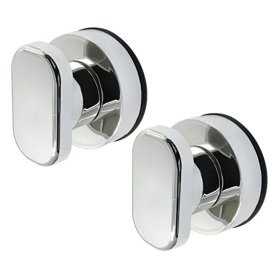 Removable Strong Suction Cup Glass Door Handles Handle for Bathroom Shower Glass Window WC