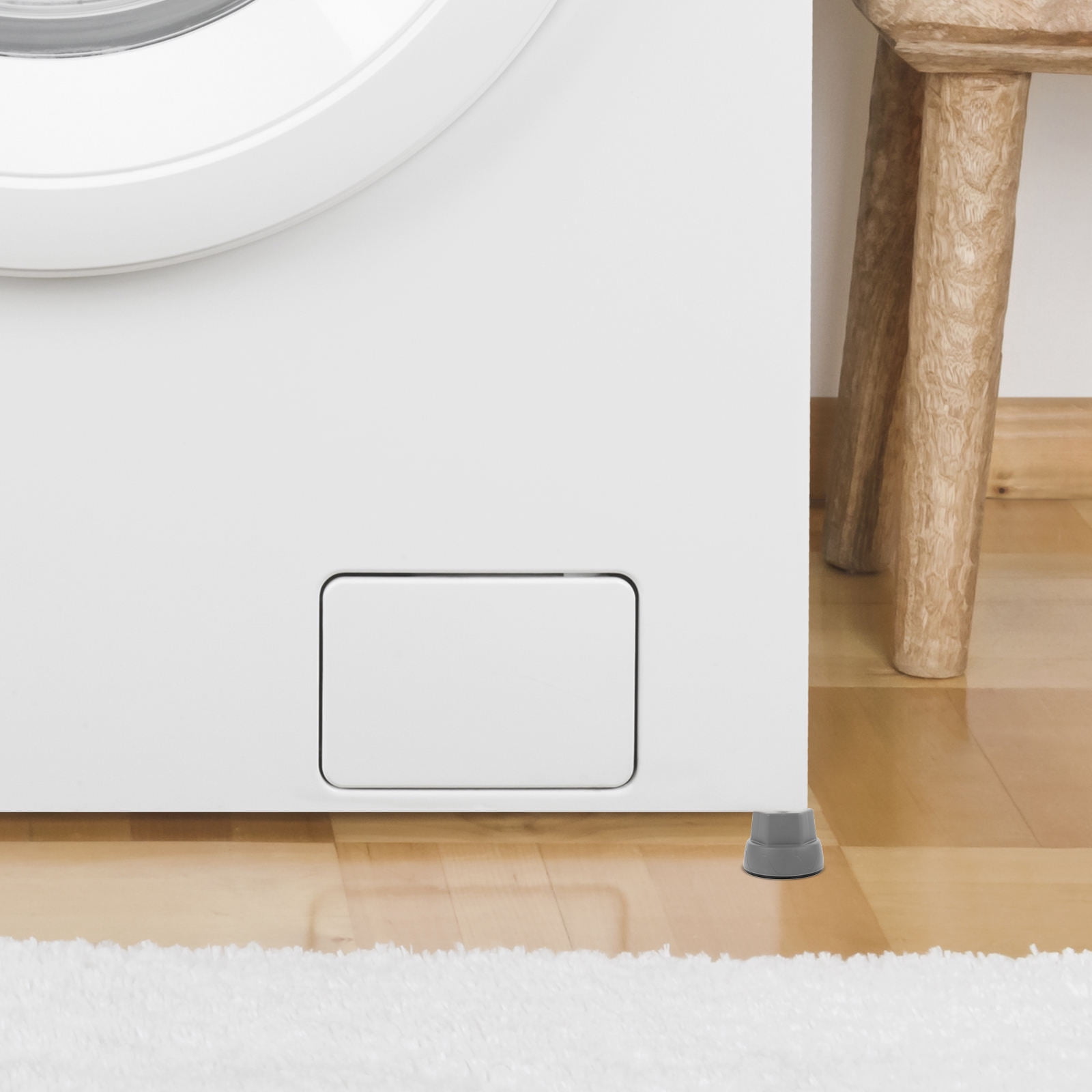 FOMIYES 4-Pack Anti Washing Machine Mats, Non- Washer and Dryer Foot Pads for Noise Reduction