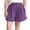 Purple, variant on Cethrio Girls Summer Shorts Size 14, Relaxed Fit Elastic Waist Knitting Cotton Casual Kids Shorts Pink Size 14