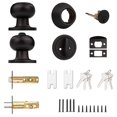 thumbnail image 5 of Probrico Entry Door Knob Lock Set and Single Cylinder Deadbolt Combination Set Oil-Rubbed Bronze (3 Pack) Keyed Alike, 5 of 5