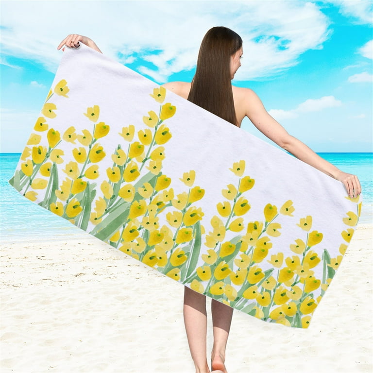 Home Deals up to 30 off Meitianfacai Beach Towels Highly Absorbent Quick Dry Colorful Beach Pool and Bath Towel Beach Towels Printed