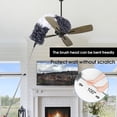 thumbnail image 3 of SUGARDAY Microfiber Feather Duster with Extension Pole Handle for Cleaning Ceiling Fan Duster, 3 of 7