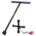 thumbnail image 1 of Llave para contador de agua WORKPRO 17 con llave utilitaria de acero de 4 vías, 1 of 7