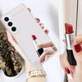 thumbnail image 2 of for Galaxy S23 Makeup Mirror Case for Girls Women for Samsung Galaxy S23 Clear Case TPU Luxury Fashion Case for Galaxy S23 Silver, 2 of 5
