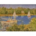 thumbnail image 1 of Monet boats 2 - CANVAS OR WALL ART PRINT PRINT, 1 of 1