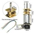 thumbnail image 4 of For Ga12 For N20 High Torque Dc Motor With Encoder Excellent Replacement Option For Robotics And Hobby Projects, 4 of 8