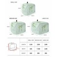 thumbnail image 2 of Green Bow Small Toaster Cover 2 Slice, Kitchen Appliance Covers, Cute Bowknot Minimalist Solid Color Toaster Oven Cover with Loop, Bread Machine Cover Polyester Dust Cover Protection, 2 of 4