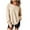 Beige, variant on Kaemgyyd Oversized Sweatshirt for Women Fall Crew Neck Solid Color Long Sleeve Shirts Comfy Casual Pullover Tops
