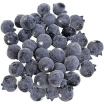 60pcs Artificial Blueberries Realistic Foam Fake Blueberry Fruits for Craft, Home Decor, Kitchen, Food Photography & Cabinet Props