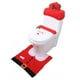 thumbnail image 3 of Juego de almohadillas para tapa de inodoro de baño de Papá Noel navideño para decoración navideña del hogar, 3 of 8
