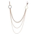 thumbnail image 1 of Pant Chain Punk Hip Hop 3-Layer Trousers Chain Belt Chain Keychain for Women Men, 1 of 7