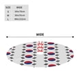 thumbnail image 4 of Korean Flag Tree Skirt Christmas Printed Xmas Holiday Decorations Indoor Outdoor 48", 4 of 6