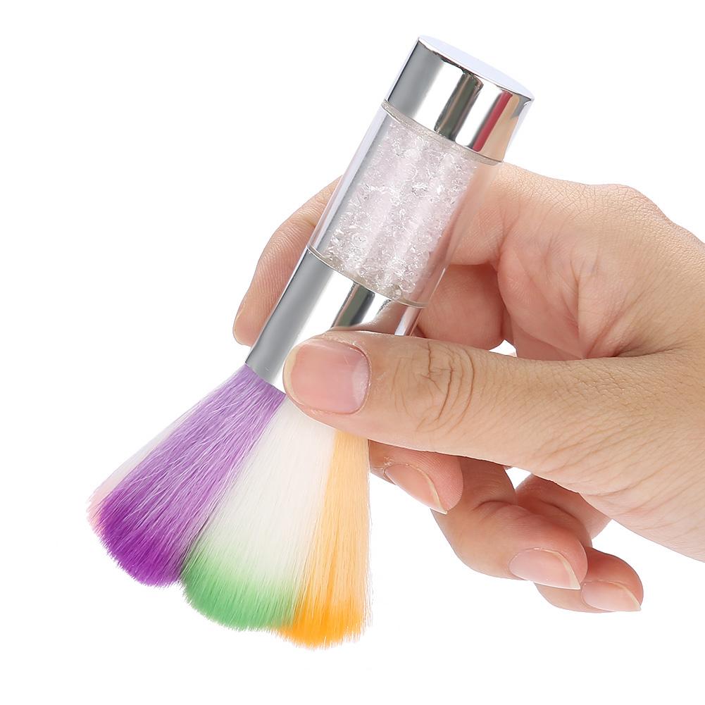 LYUMO Soft Nail Art Dust Remover Powder Brush Cleaner for Acrylic & UV