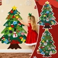 thumbnail image 4 of Montessori Felt Christmas Tree for Kids 3D, Felt Christmas Tree for Toddlers, Oversized FeltChristmasTree Wall with Lights(33*pasting,without light), 4 of 9
