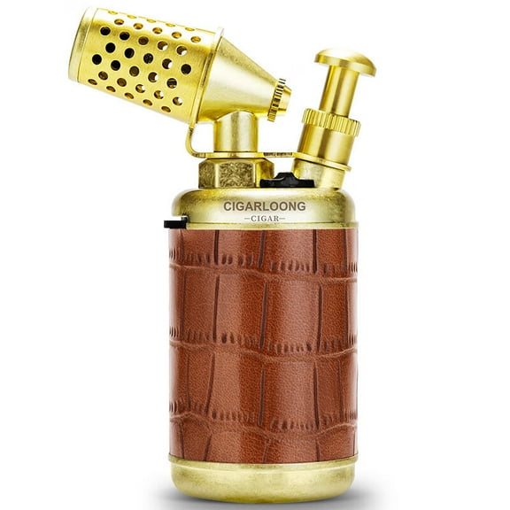 Cigar Lighter Portable Cigar Drill Double Safety Switch Multi-Purpose Set