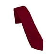 thumbnail image 4 of Solid Tie | Slim Size 2.5" Adult Necktie | Corbata Rosa Delgada, 4 of 4
