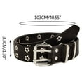 thumbnail image 3 of YUUZONE Women Waist Belt Star Rivet Studded Belt Fashion Waistband Girls Cowgirl Belts, 3 of 19
