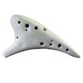 thumbnail image 1 of Ocarina de cerámica de 12 agujeros con forma elegante en do alto, ocarina moteada, aprendizaje para principiantes, regalo de Navidad azul, 1 of 5