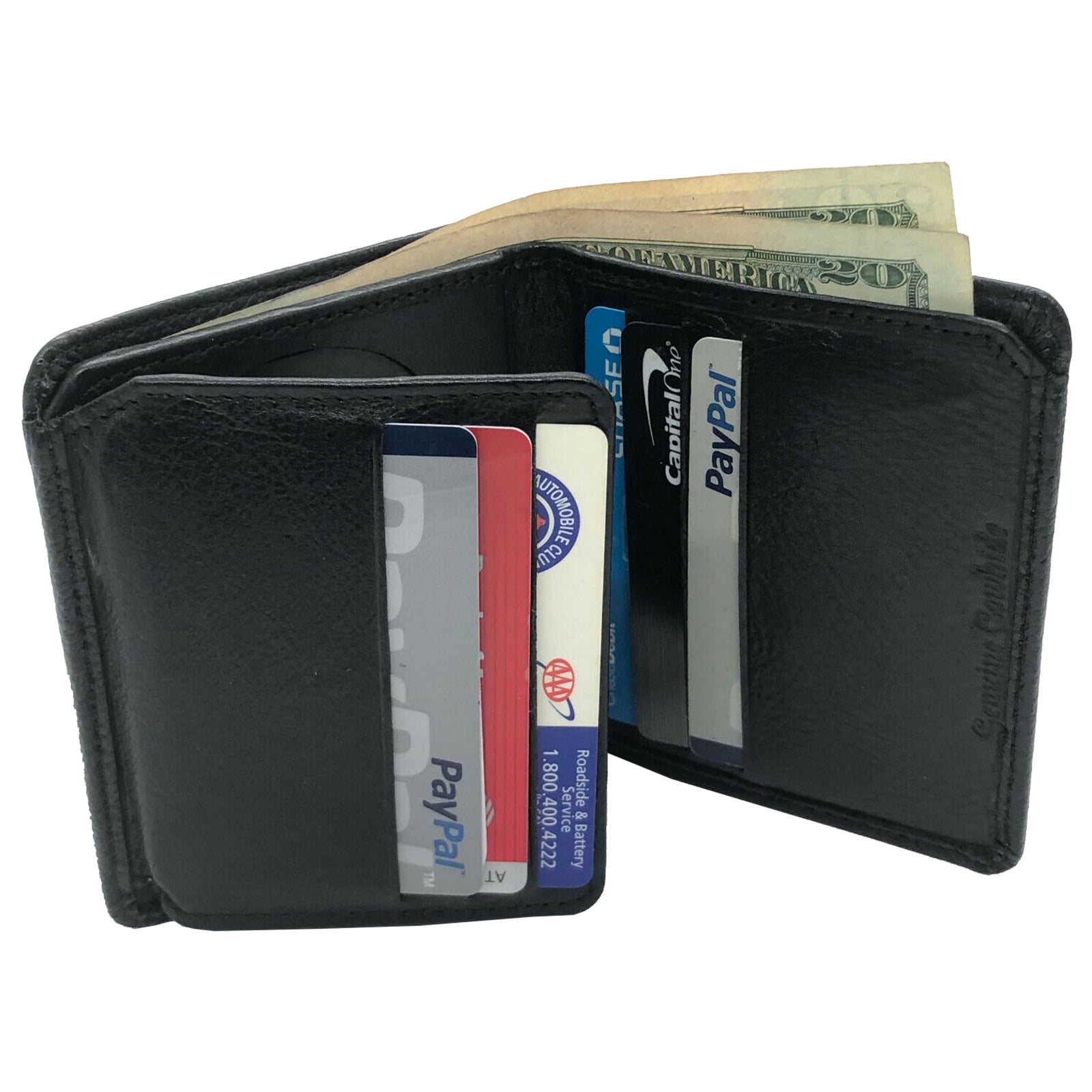 Genuine Leather ID Badge Holder, Badge Wallet