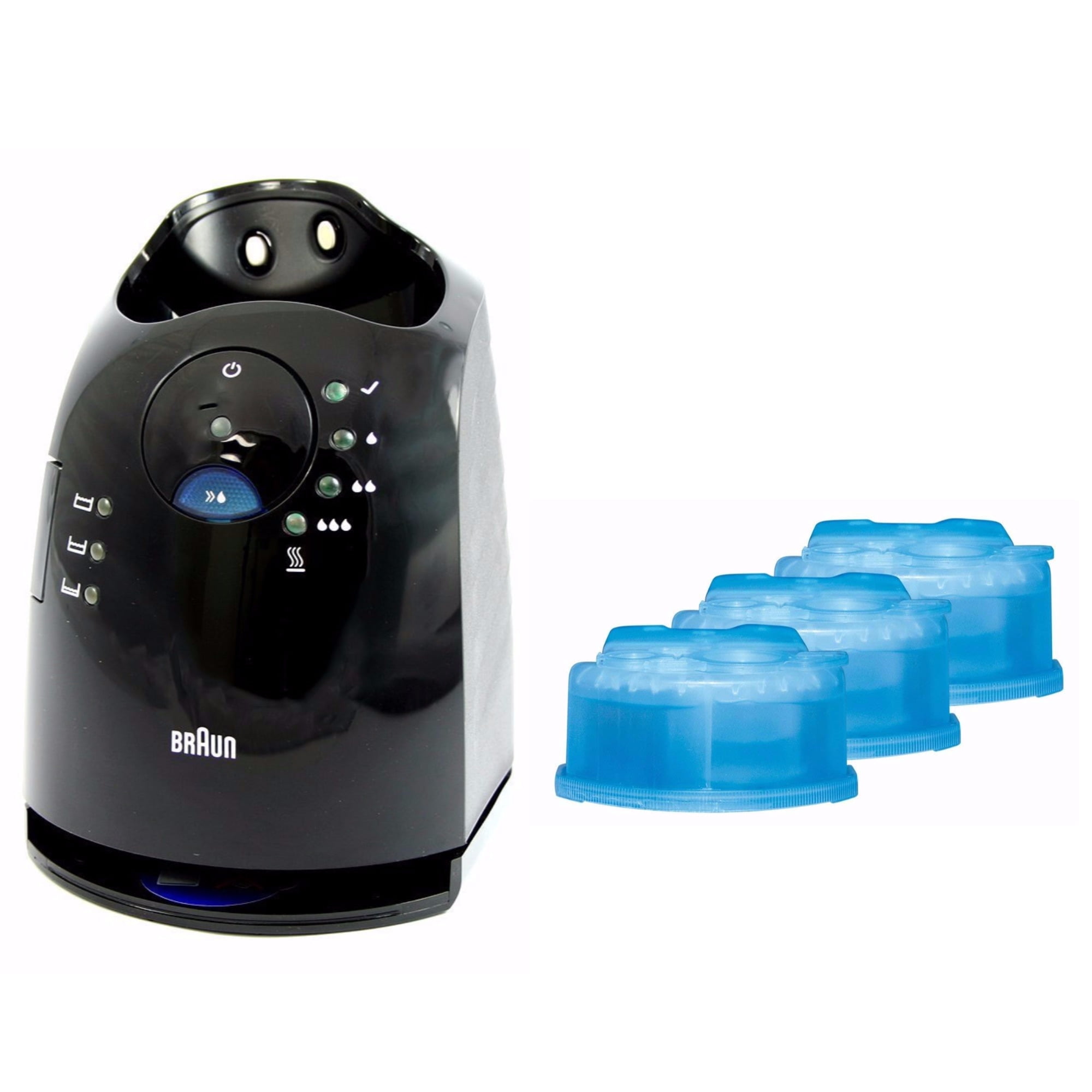 Braun Pulsonic Clean Charge Base Unit with Braun Clean and Renew 3 Pack