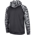 thumbnail image 3 of Men's Colosseum Charcoal Texas Tech Red Raiders OHT Military Appreciation Digital Camo Pullover Hoodie, 3 of 4